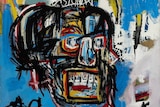 A photo of the painting Untitled 1982 by Jean-Michel Basquiat.