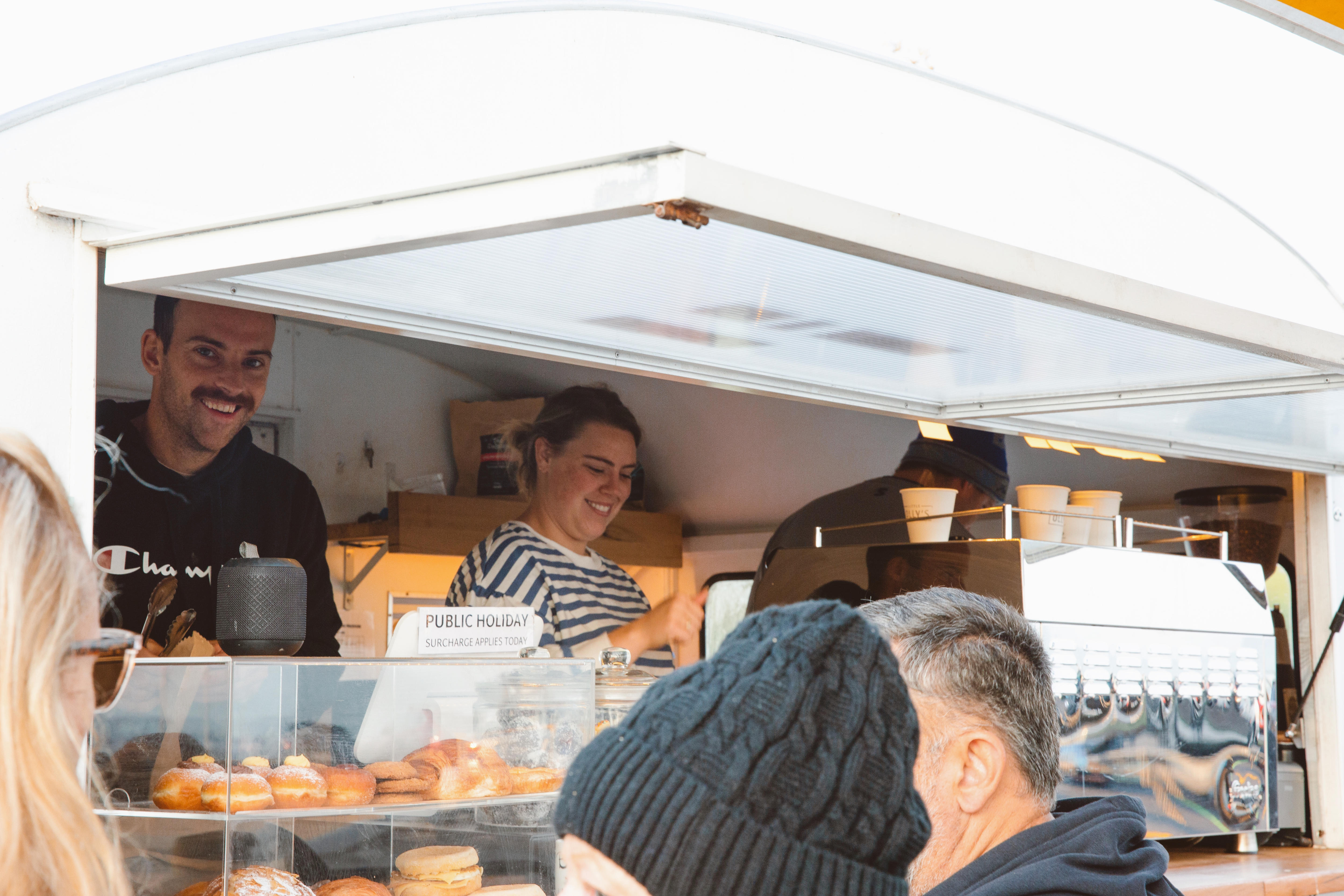 Trouble brews for Little Olly's as council evicts iconic beachside coffee van