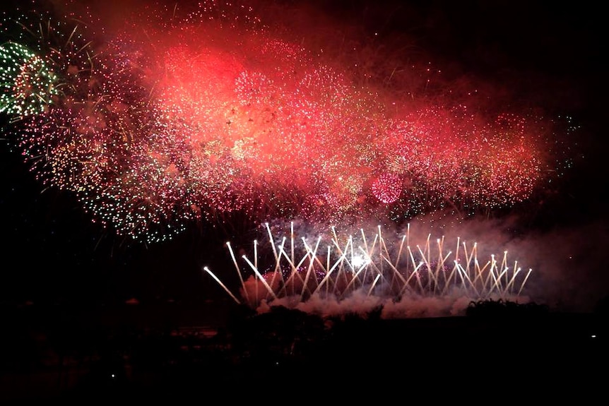 Fireworks over Mindil Beach