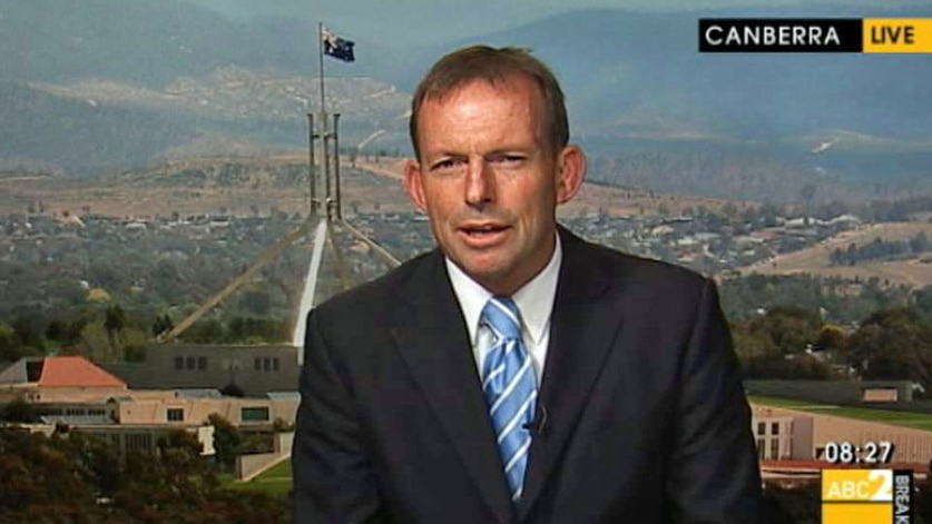 Federal Opposition frontbencher Tony Abbott.