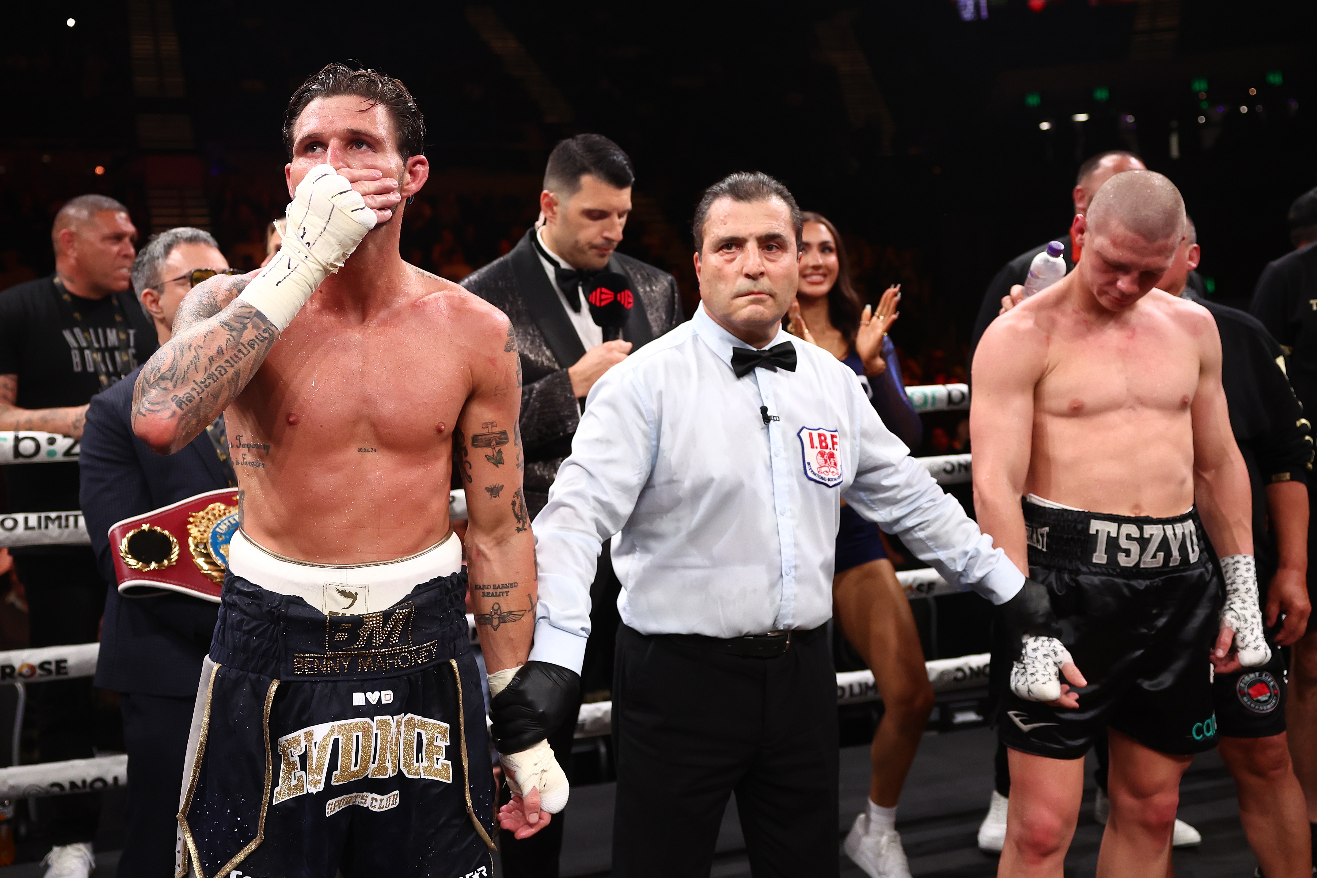 Tszyu and Mahoney camps exchange verbal barbs after controversial draw