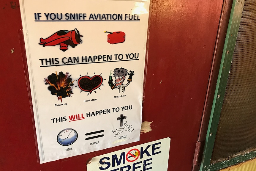 A warning about the dangers of sniffing avgas