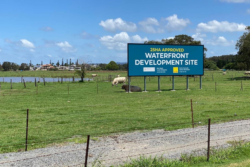 Known as The Cow Paddock, a 25-hectare development site at Carrara.