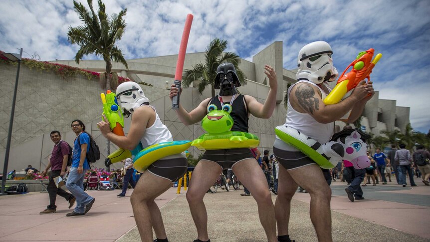 Cosplay enthusiasts at Comic-Con