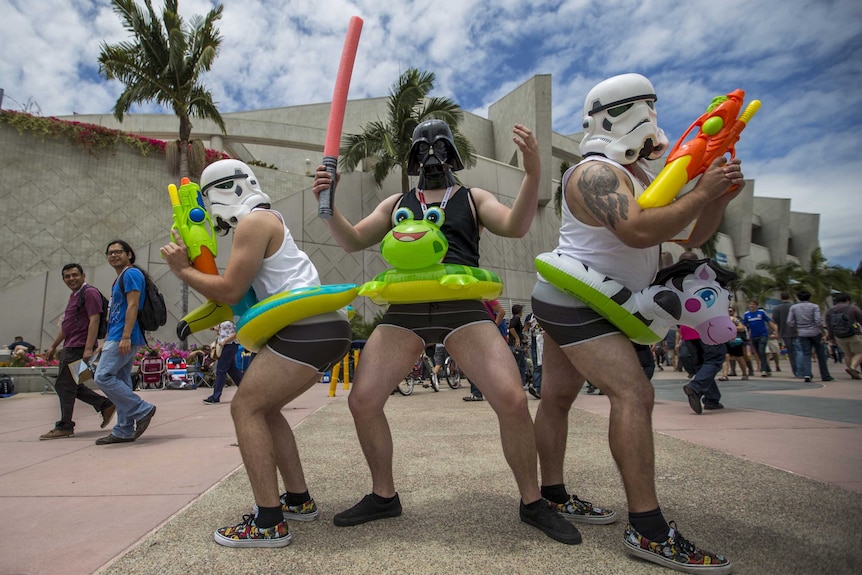 Cosplay enthusiasts at Comic-Con