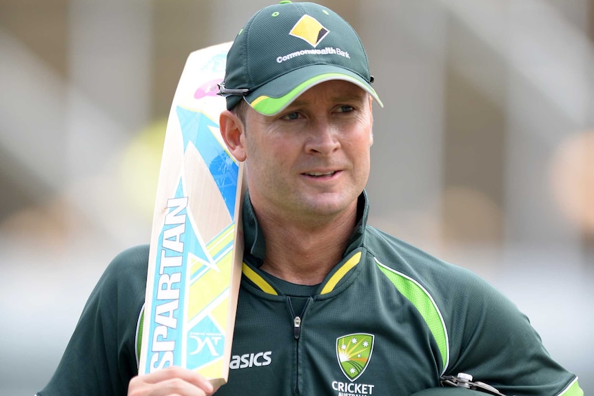 Michael Clarke training at the SCG