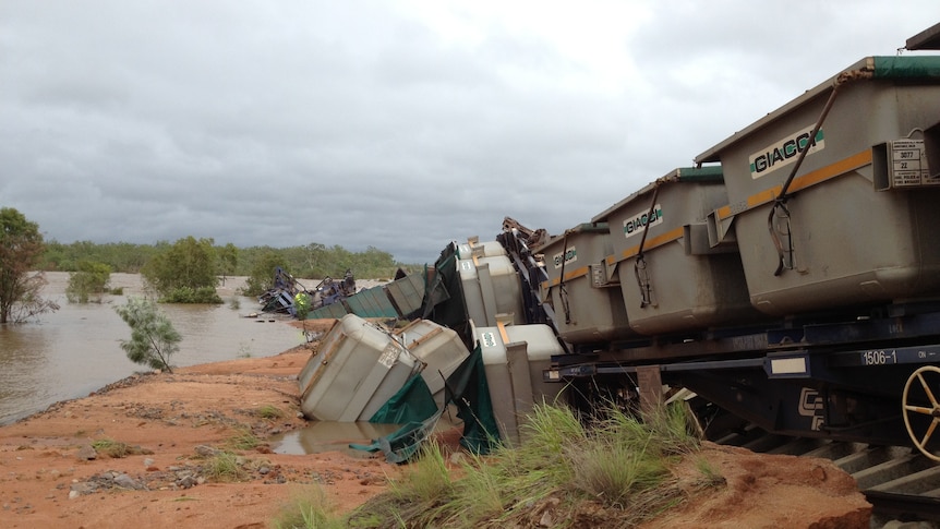 River spill copper concentrate being recovered