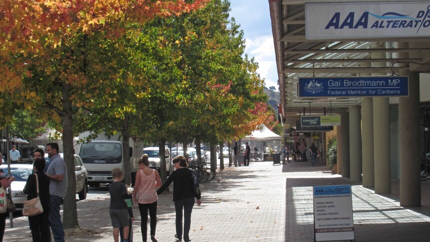 Anketell Street at Tuggeranong is one of the streets expected to have new 40 kph speed zones.