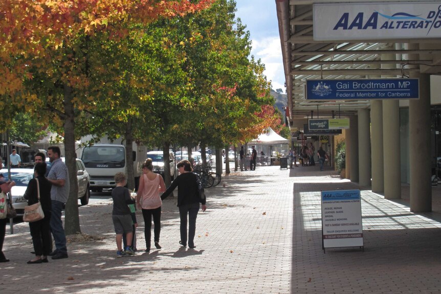 Anketell Street at Tuggeranong is one of the streets expected to have new 40 kph speed zones.