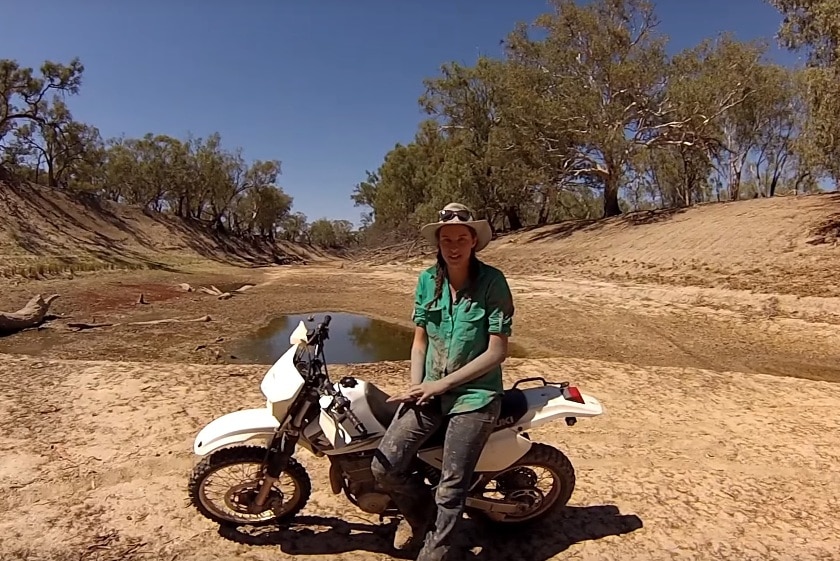 Sixth generation farmer Kate McBride pleads for more water in Lower Darling River