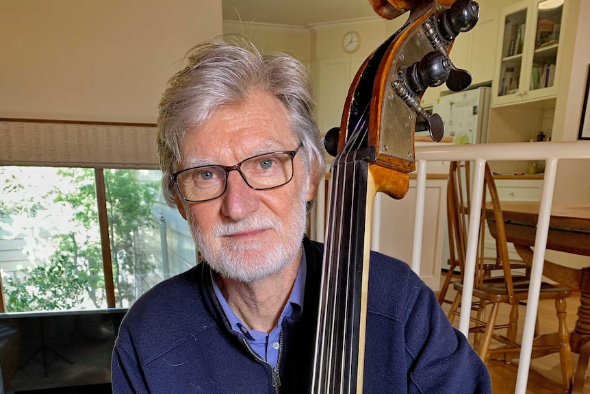 Double Bass player Rod Evans from Melbourne wants to know when he can play in his 18 member Big Band again.