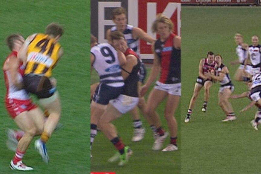 Bump incidents from AFL round seven