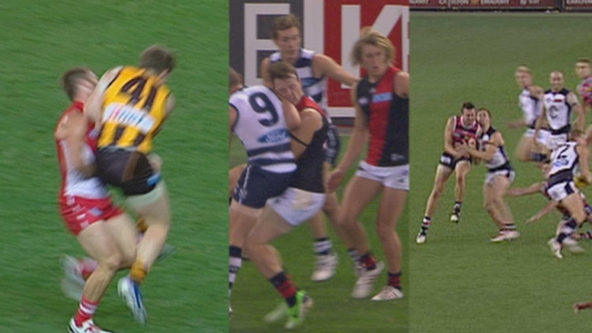 Bump incidents from AFL round seven