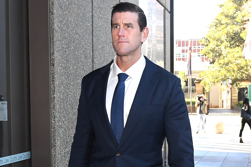 Ben Roberts-Smith arrives at court