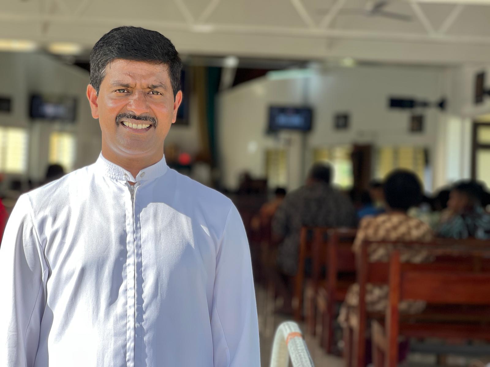 Priest Father Michael Kumar is bringing the beatitudes to life in Fiji episode artwork