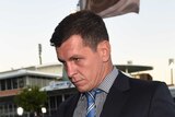 Greg Bird arrives at the NRL judiciary to face a throwing charge