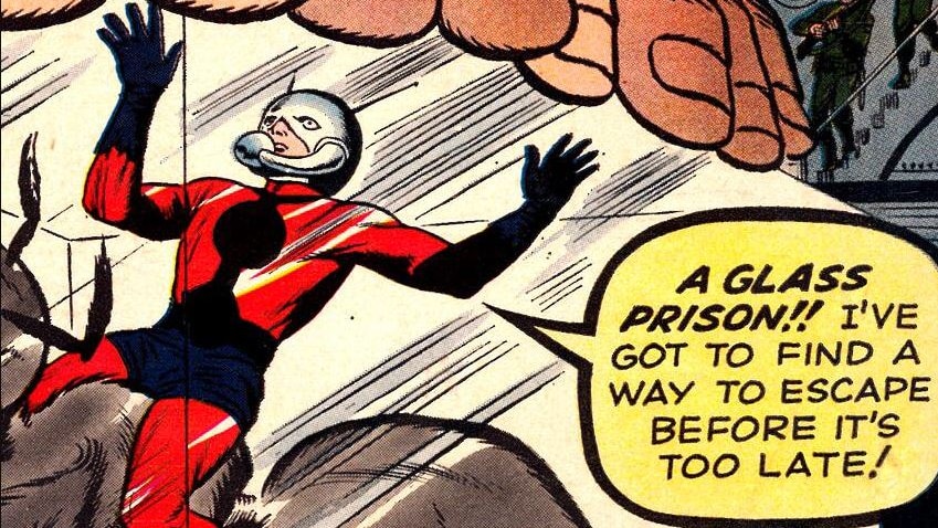 Ant-Man in the comic book.