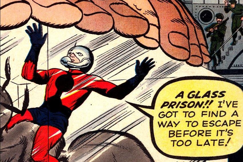 Ant-Man in the comic book.