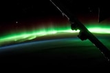 The aurora phenomenon from International Space Station, July 28, 2016