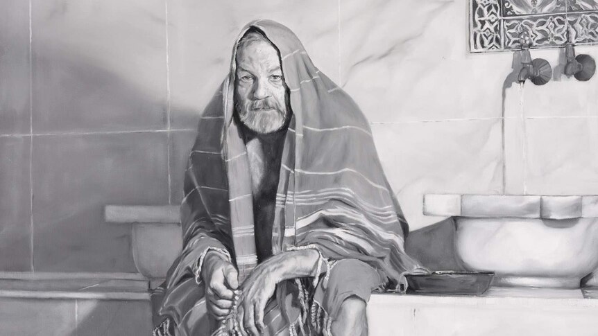 Derwish - A portrait of Bille Brown: Mertim Gokalp's entry in the Archibald Prize 2013.