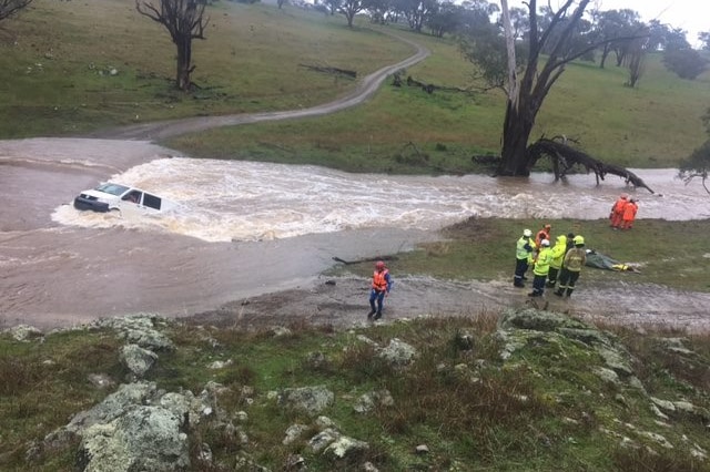Flood rescue near Orange