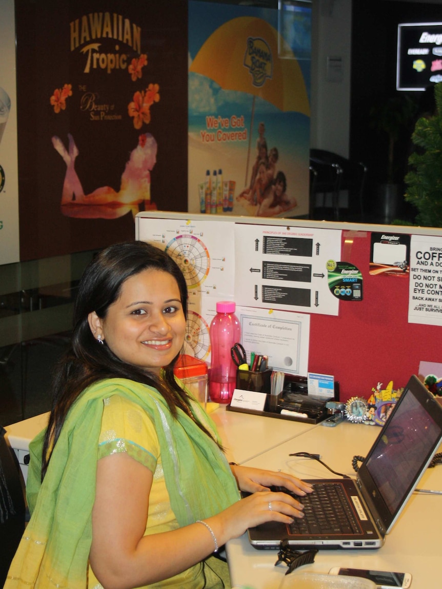 Rupal Bhatikar at work in Dubai