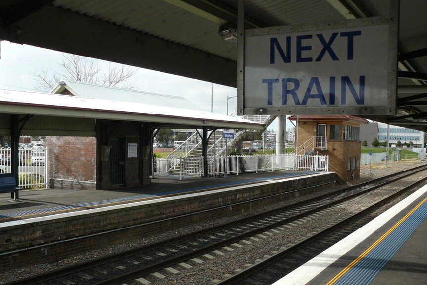 Wickham train station, near Newcastle.