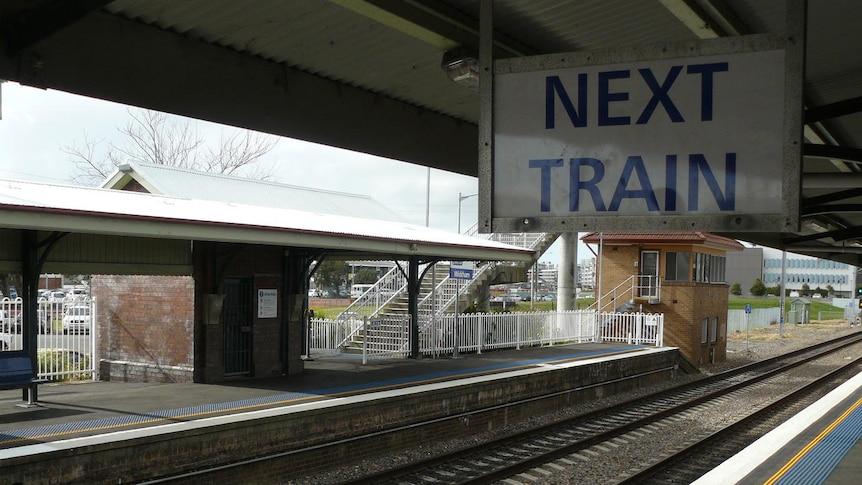 Wickham train station, near Newcastle.