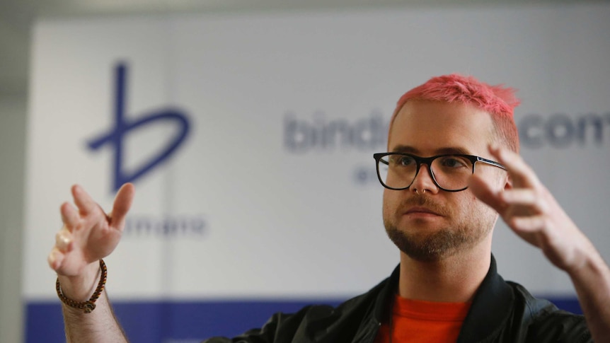 Whistleblower Christopher Wylie is seen.