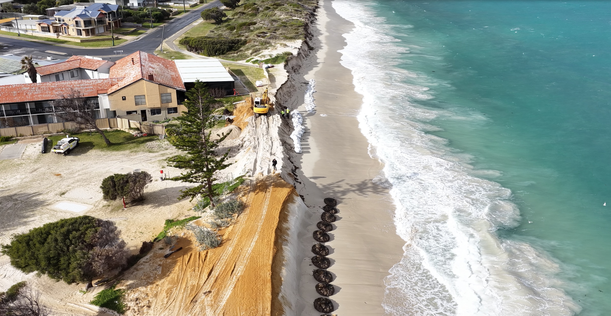 Almost $100k raised to stop small town slipping into ocean
