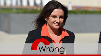 jacqui lambie verdict wrong all red