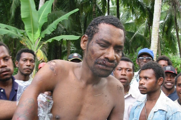 Papua New Guinea cult leader Steven Tari, also known as Black Jesus