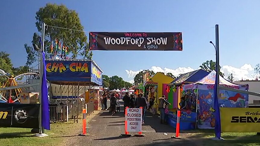 Front entrance of the Woodford Show