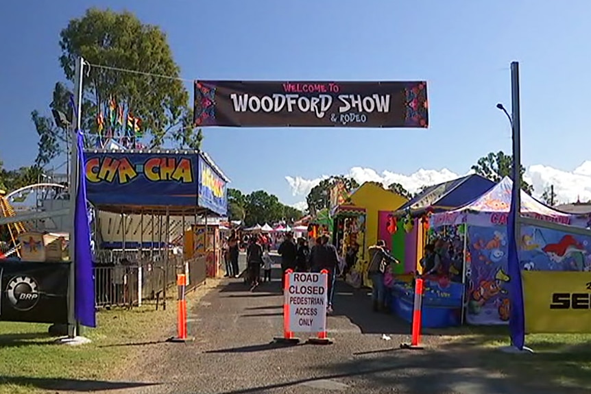 Front entrance of the Woodford Show