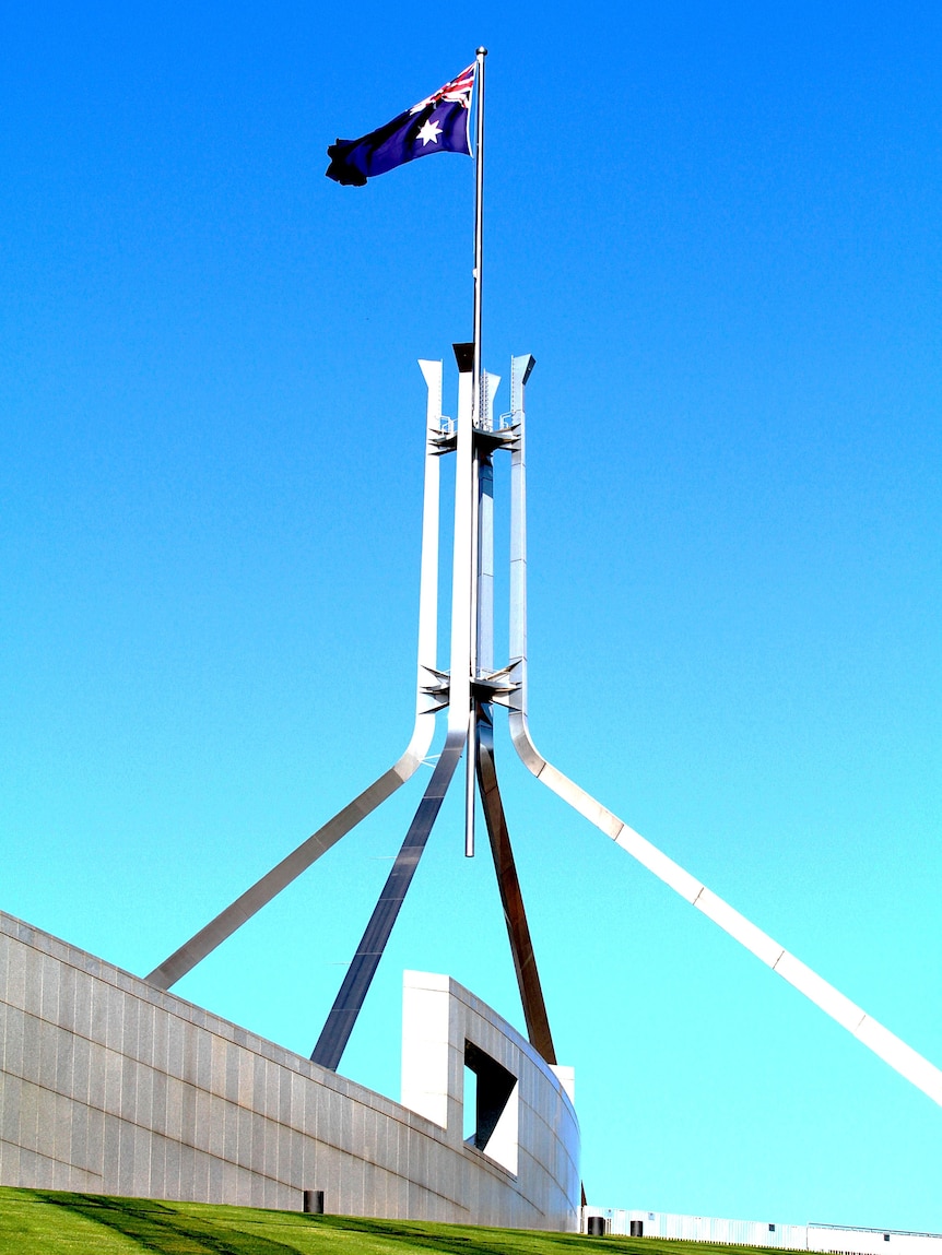 Parliament House in Canberra