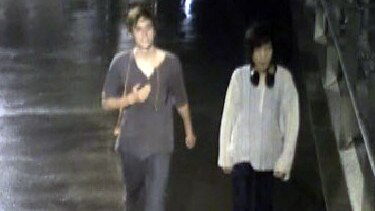 CCTV of Sydney mugging victims