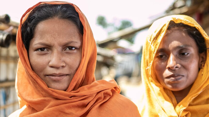 Jahanara and Dolu, who are having babies in Cox's Bazar.