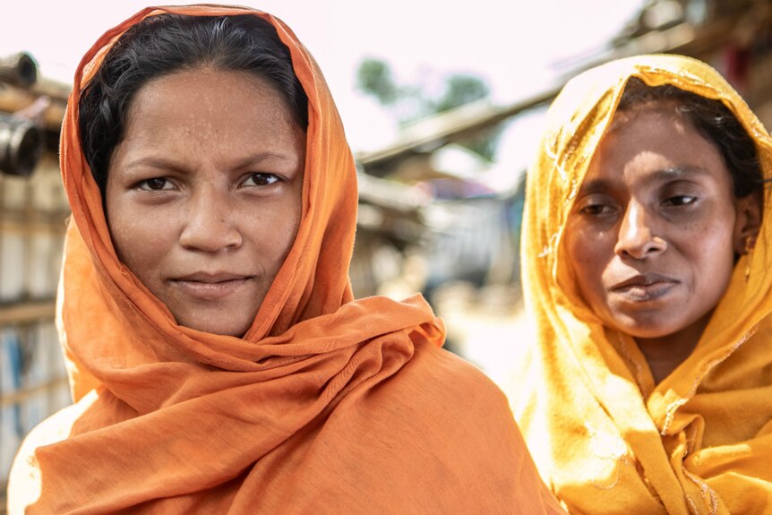 Jahanara and Dolu, who are having babies in Cox's Bazar.