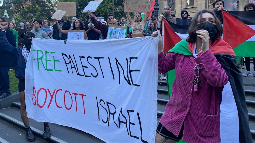 Melbourne pro-palestine rally