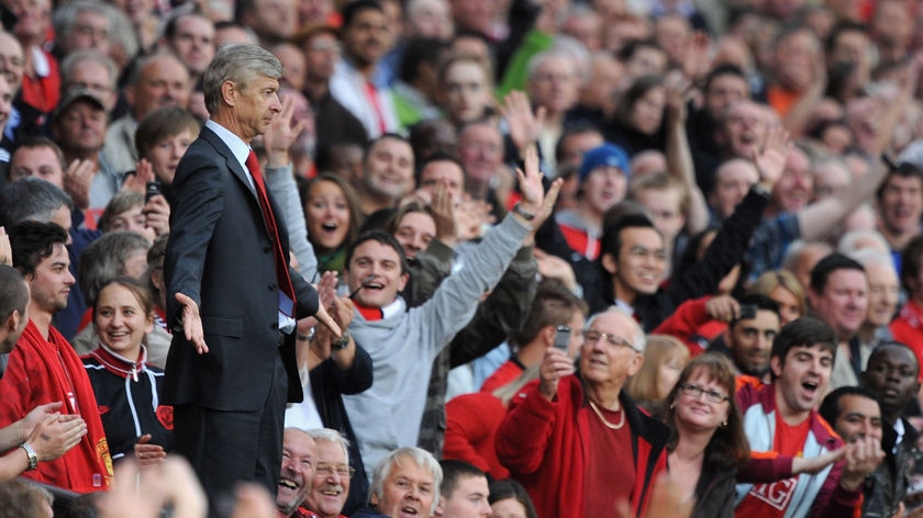 Wenger says victory over United is crucial.