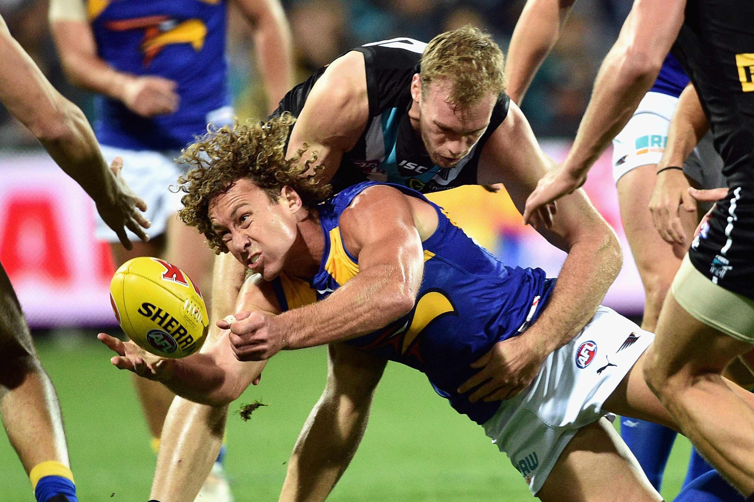 West Coast Beats Port Adelaide By 10 Points At Adelaide Oval To Break ...