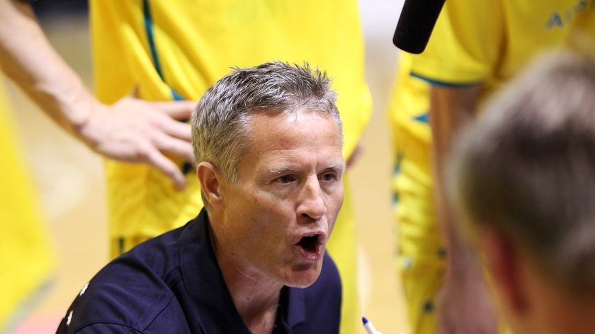 Boom: Brett Brown's charges get it done against Angola.