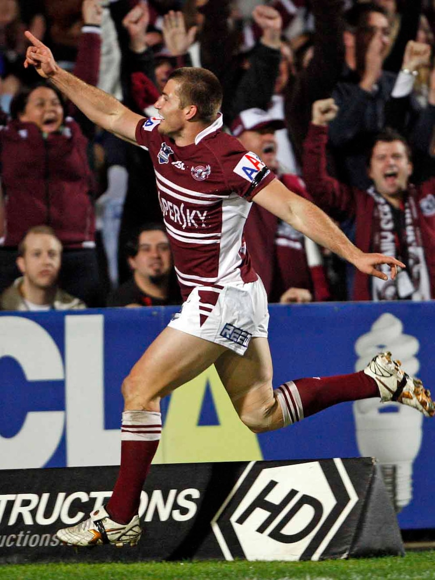 Staying put: Foran signed a new three-year deal with the Sea Eagles.