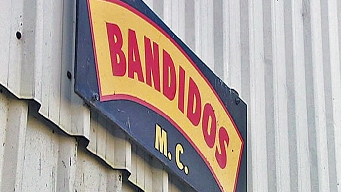Bandido bikie gang club sign
