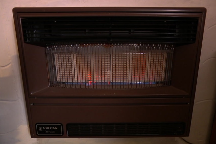 A Vulcan Heritage gas heater.
