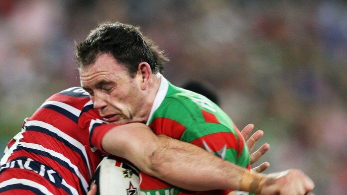 Sorely missed...Luke Stuart's absence will hurt South Sydney's finals hopes. (file photo)