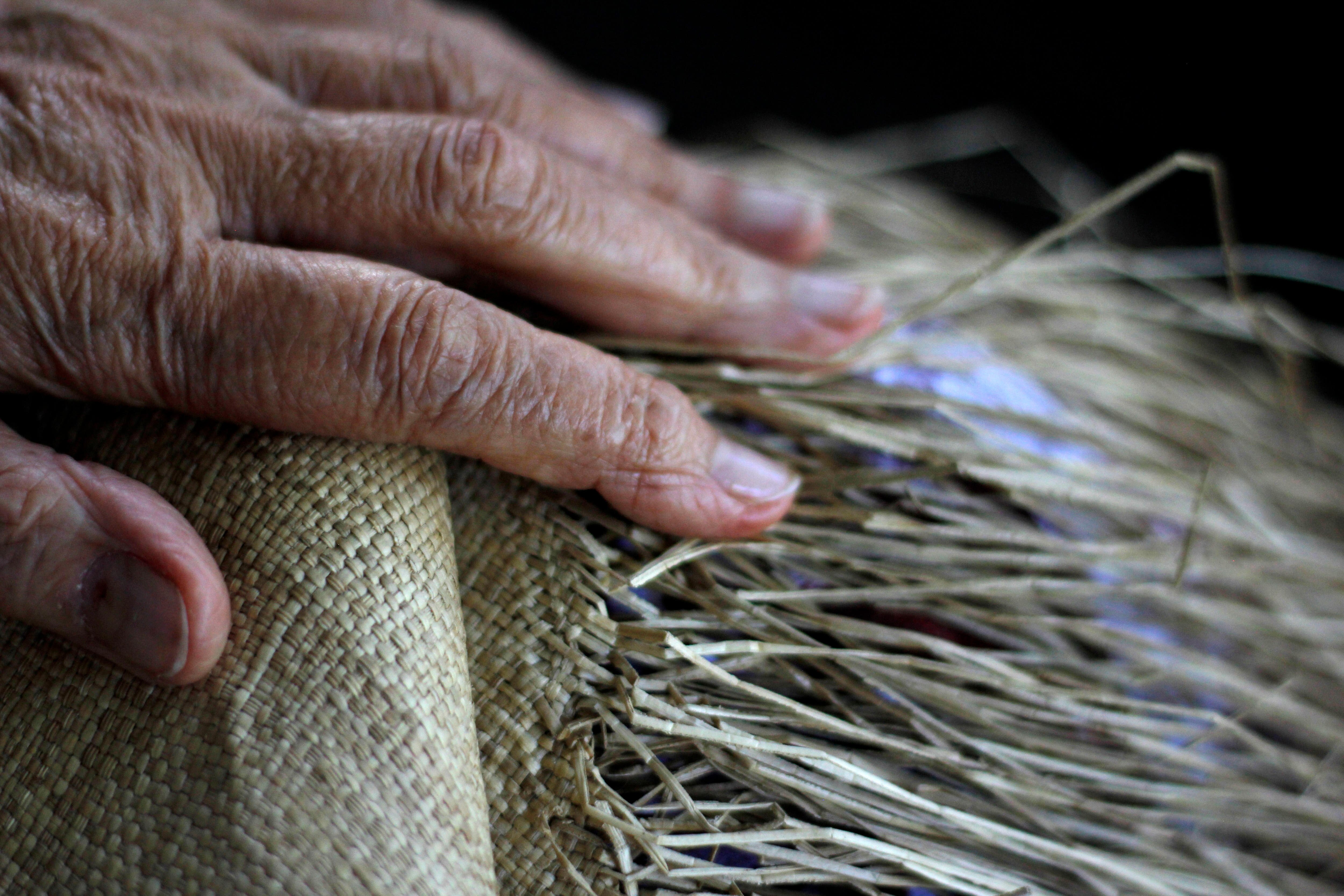 Hand weaving