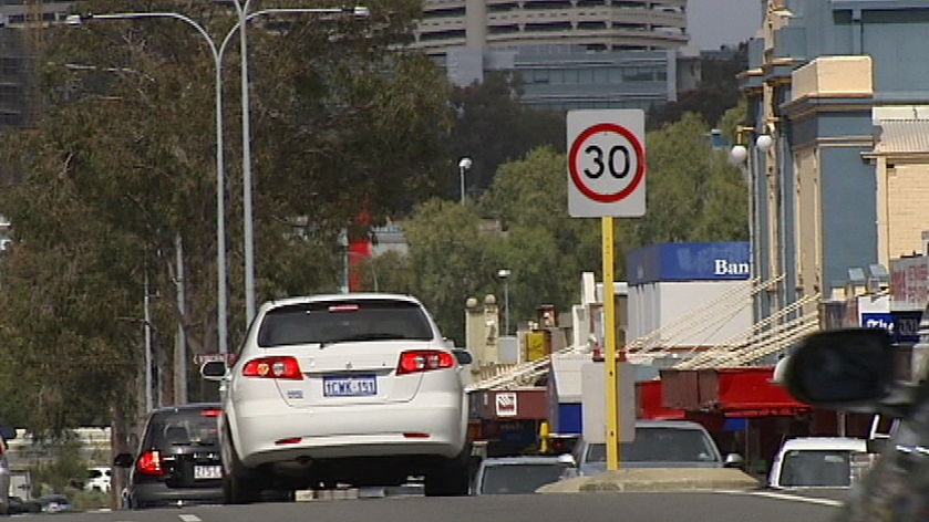 The speed limit on Oxford Street, Leederville, has been reduced from 50 to 30 kilometres-an-hour.