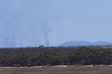 Smoke from the Gawler Ranges fire