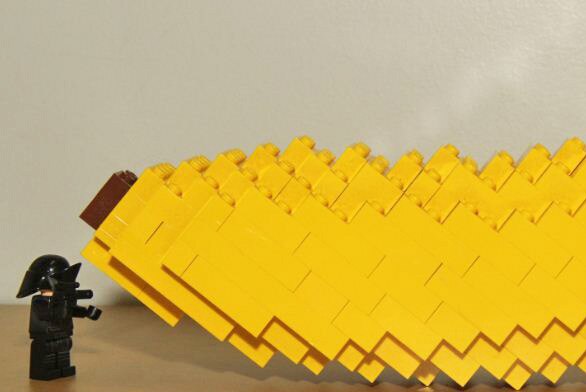 A banana made of Lego